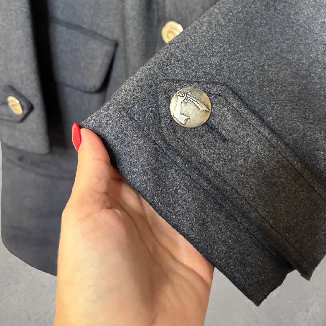 Vivienne Westwood grey Angolomania coat 50