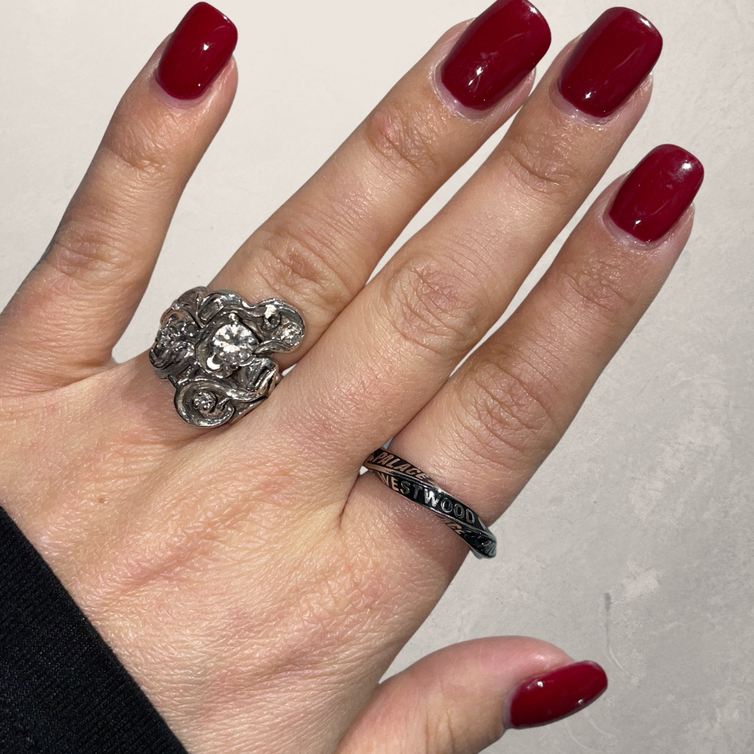 Vivienne Westwood x Palace kleine zilveren ring M