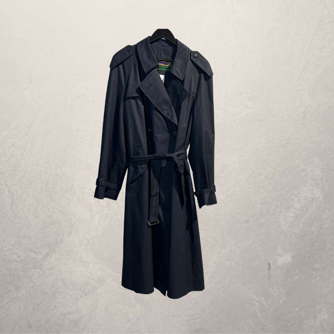 Westbury navy blue trench coat 54 - by SelectedWithLove.NL