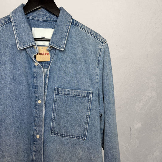 Won Hundred mid-blue denim jacket M