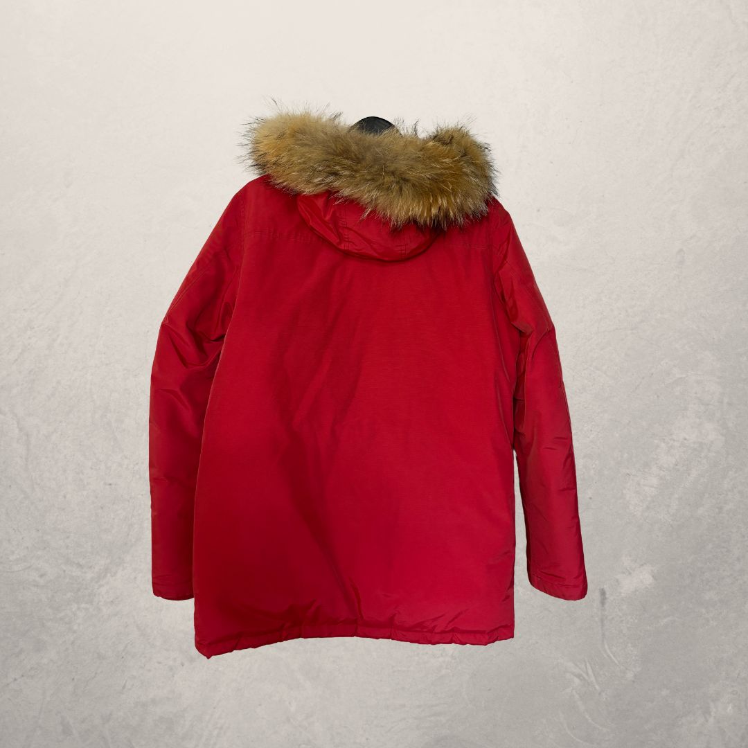 Woolrich rode winterjas S