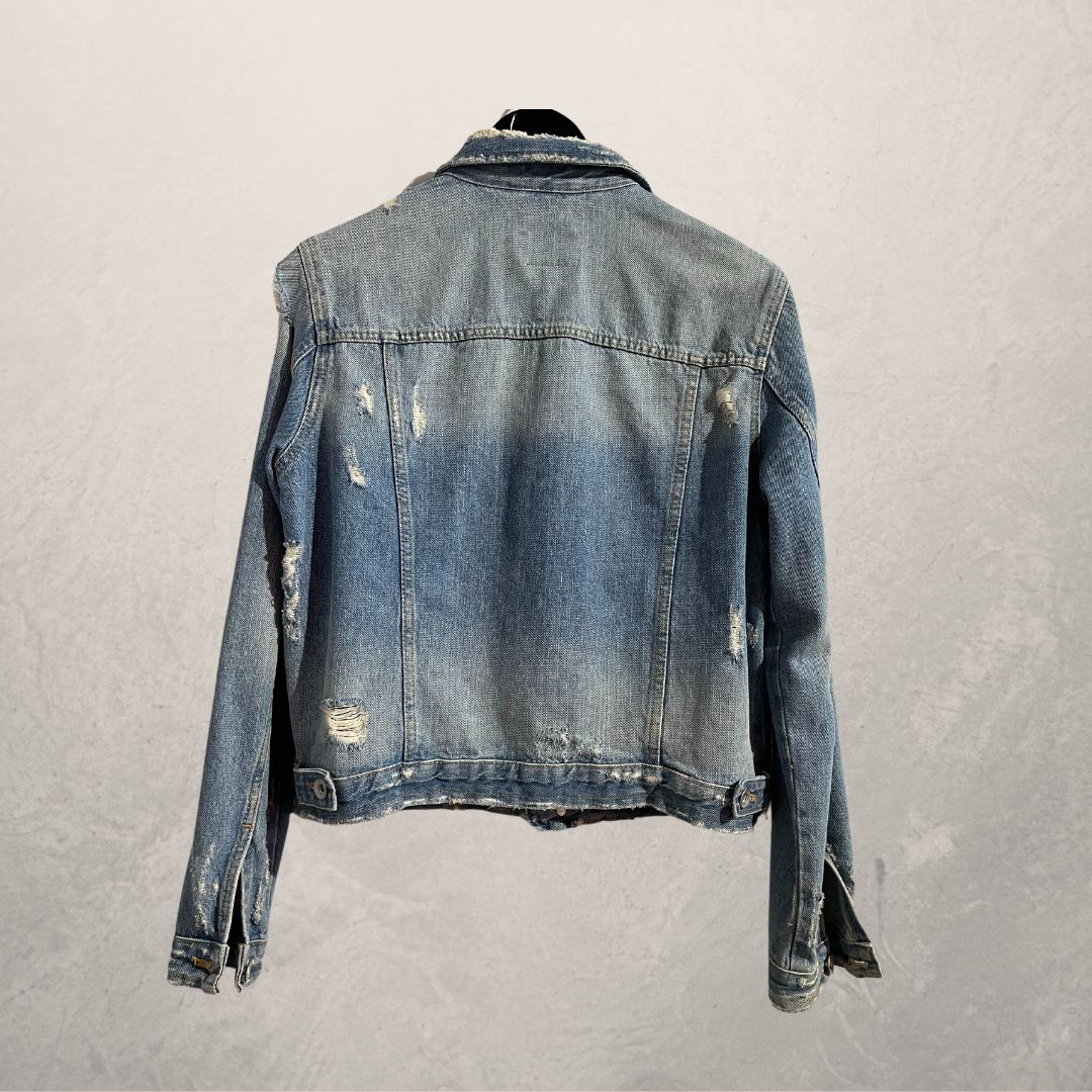 Zara TRF denim jacket XS