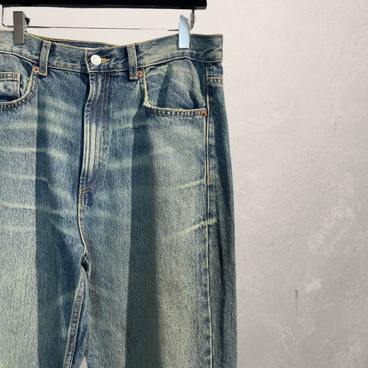Zara blauwe baggy jeans maat 42