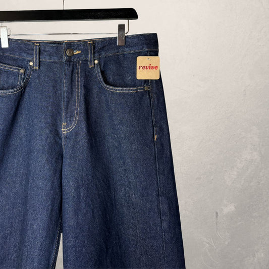 Zara dark blue jorts L