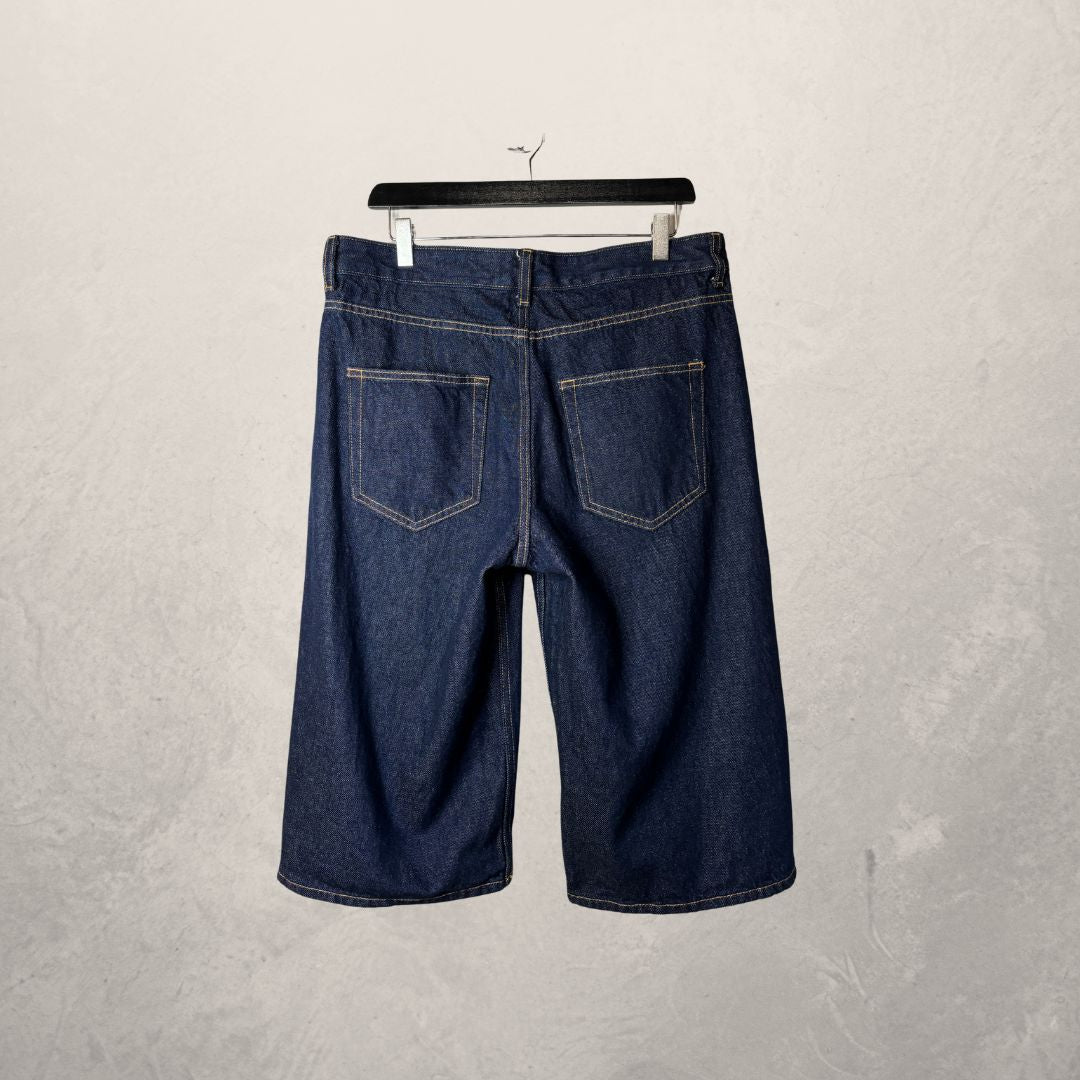 Zara dark blue jorts L