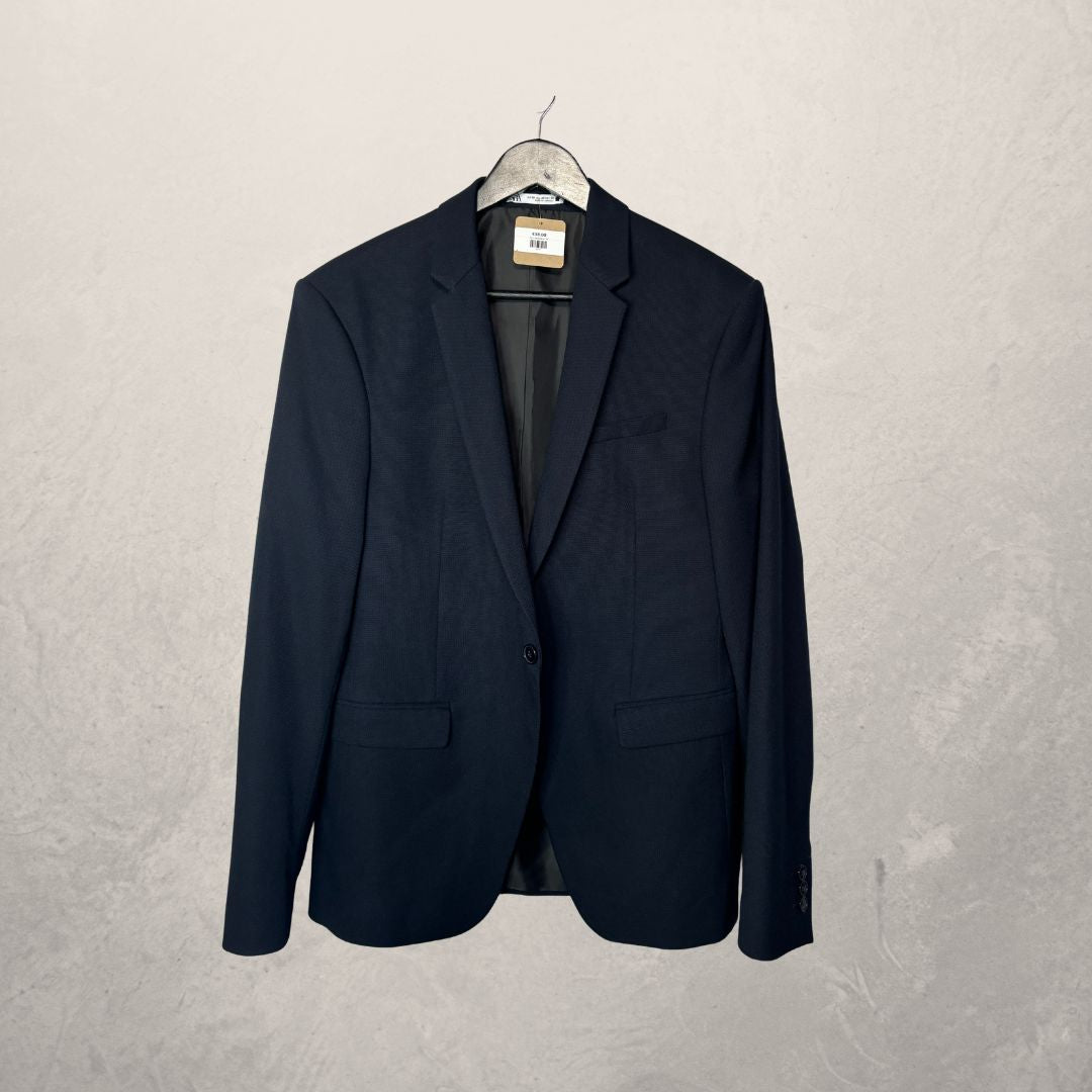 Zara marineblauwe blazer 50