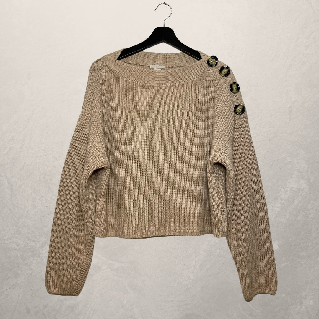 H&M beige knit jumper SIZE MEDIUM