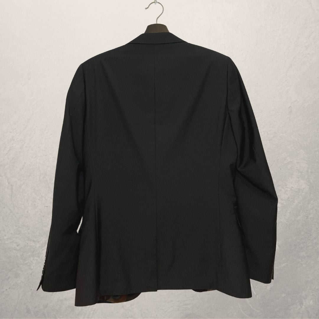 H&M black classic blazer jacket SIZE 48