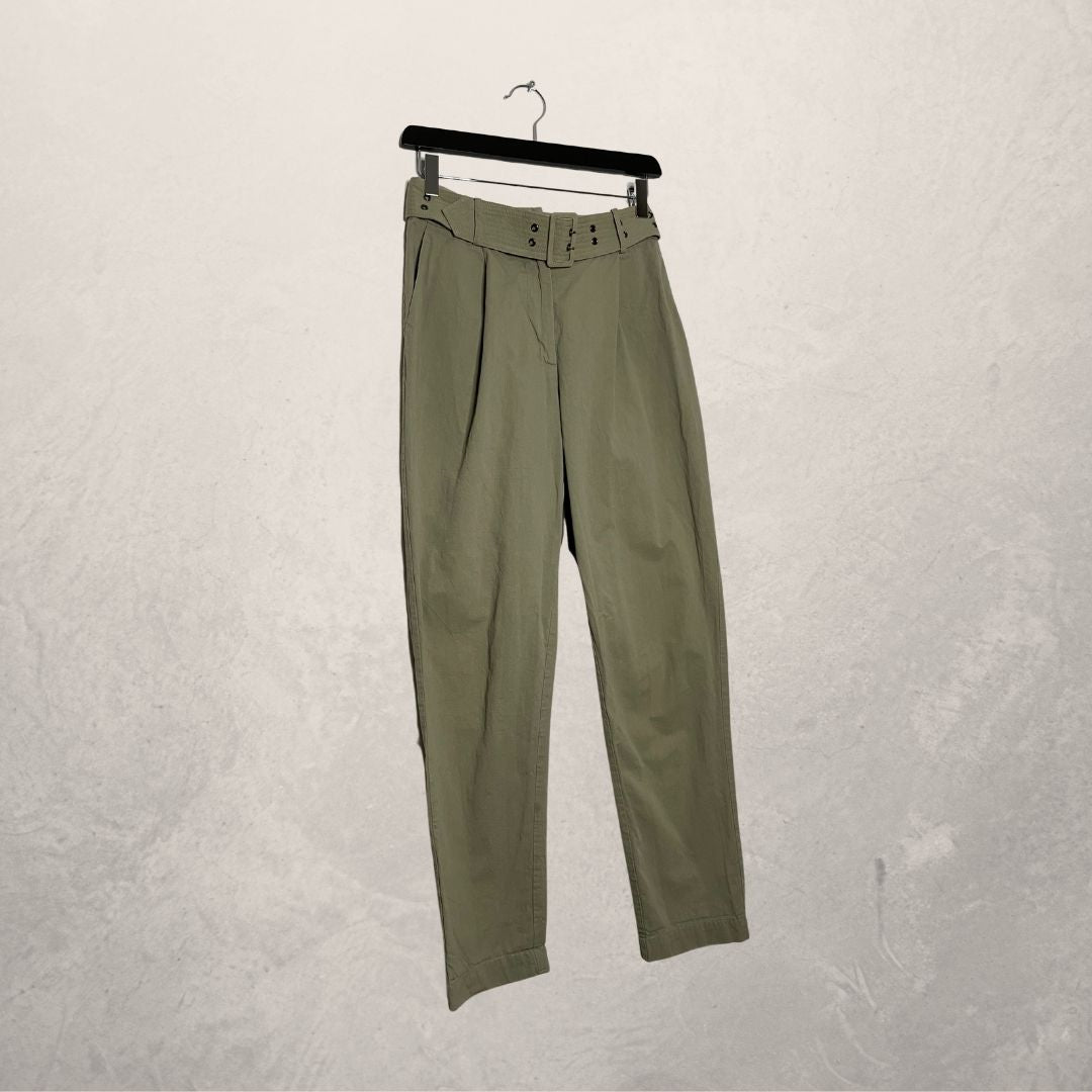 SHIEKE Khaki green hi waist cargo pants SIZE 26