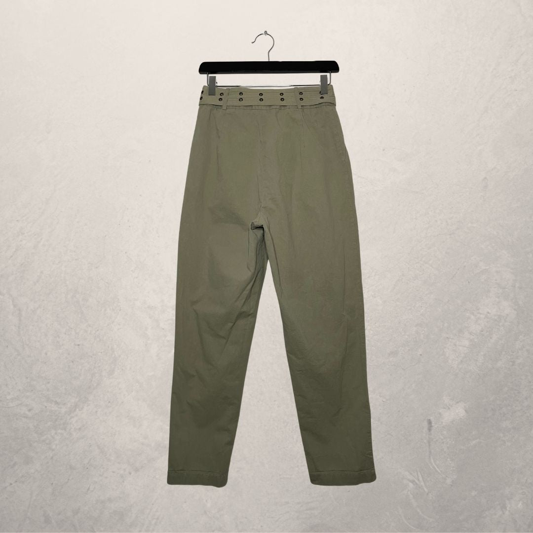 SHIEKE Khaki green hi waist cargo pants SIZE 26