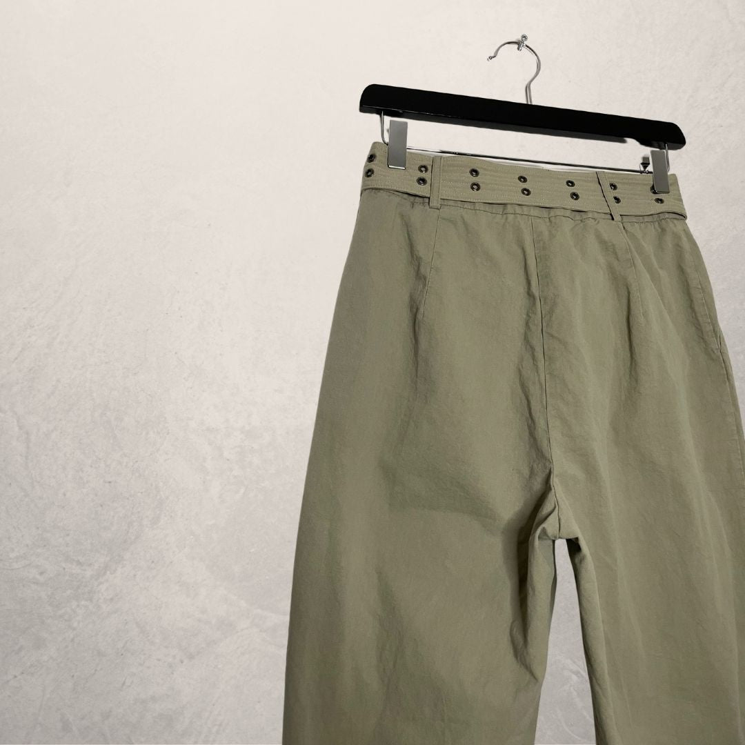 SHIEKE Khaki green hi waist cargo pants SIZE 26