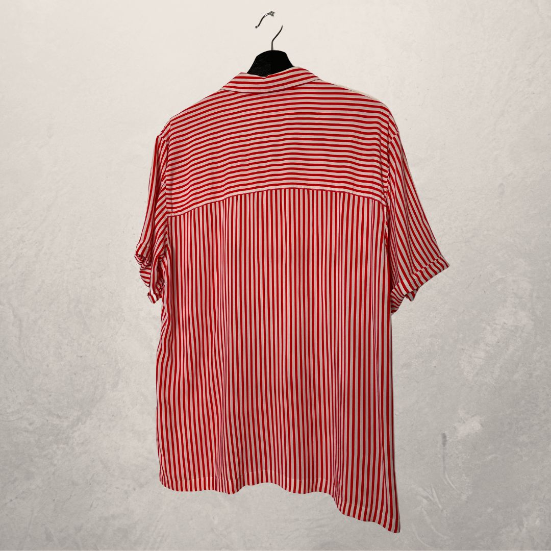 SCOTCH AND SODA red striped vintage shirt SIZE LARGE