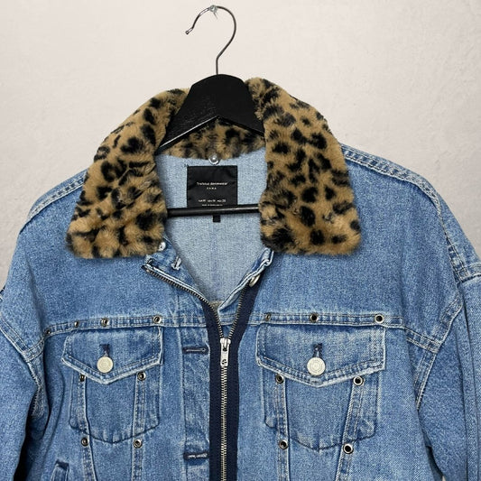 ZARA retro spijkerjack MAAT MEDIUM